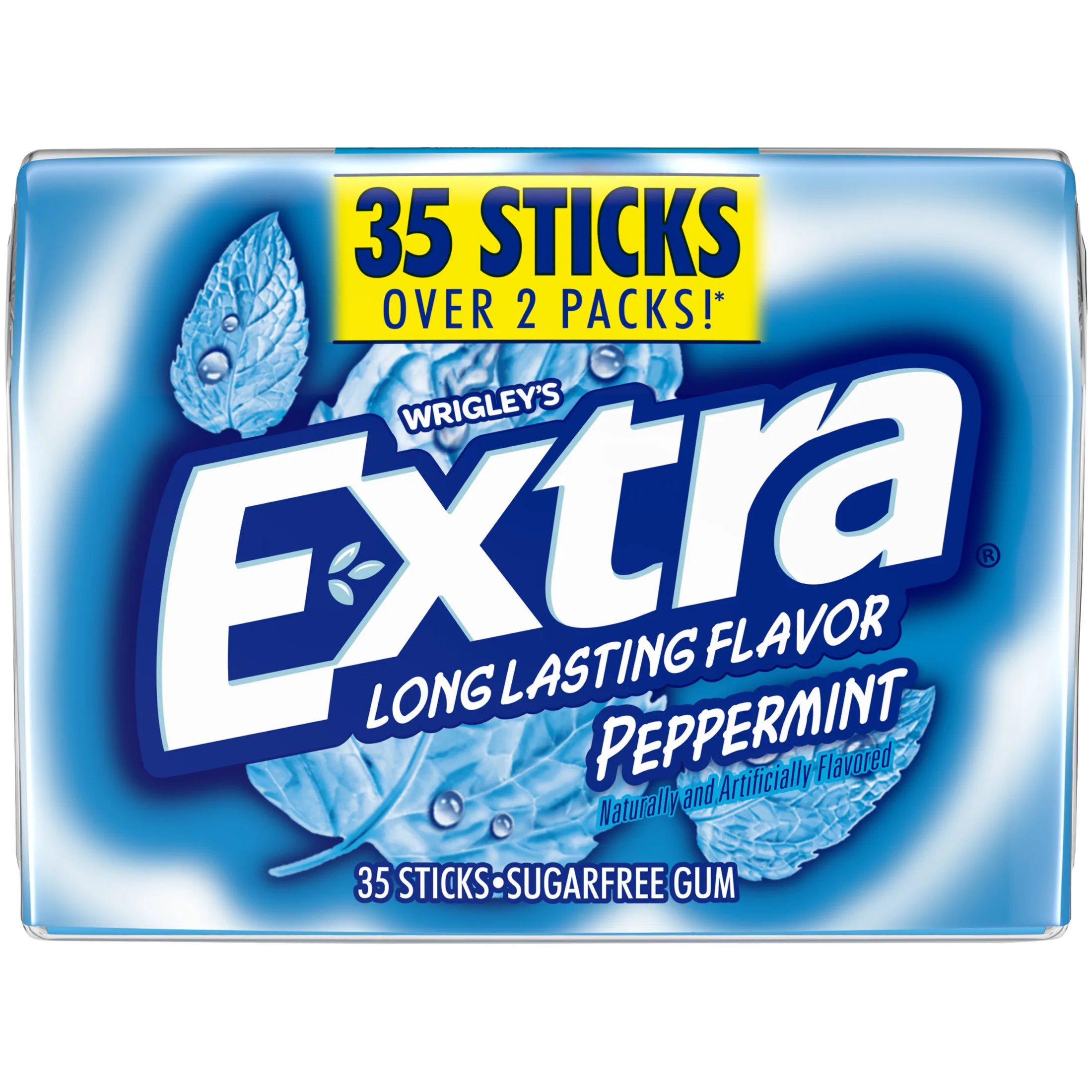 Extra Gum Peppermint Sugar Free Chewing Gum - 35 Stick Bulk Pack