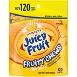 Juicy Fruit Chewing Gum, Value Pack - 120 Count Bulk Gum Bag