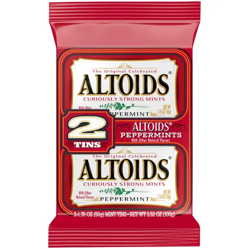 Altoids Peppermint Breath Mint Tins - 3.52 oz (Pack of 2)