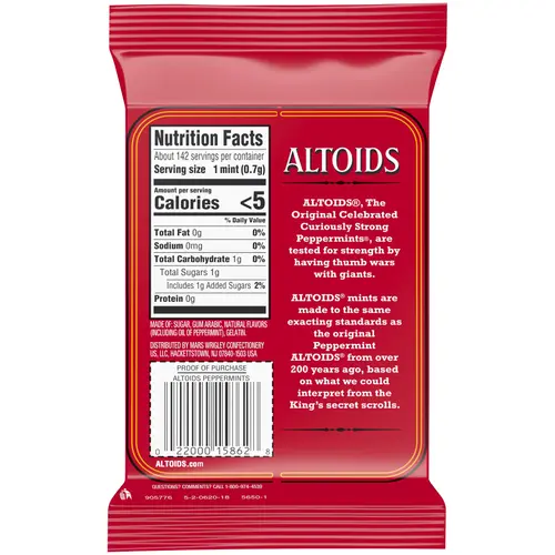 Altoids Peppermint Breath Mint Tins - 3.52 oz (Pack of 2) thumbnail 3