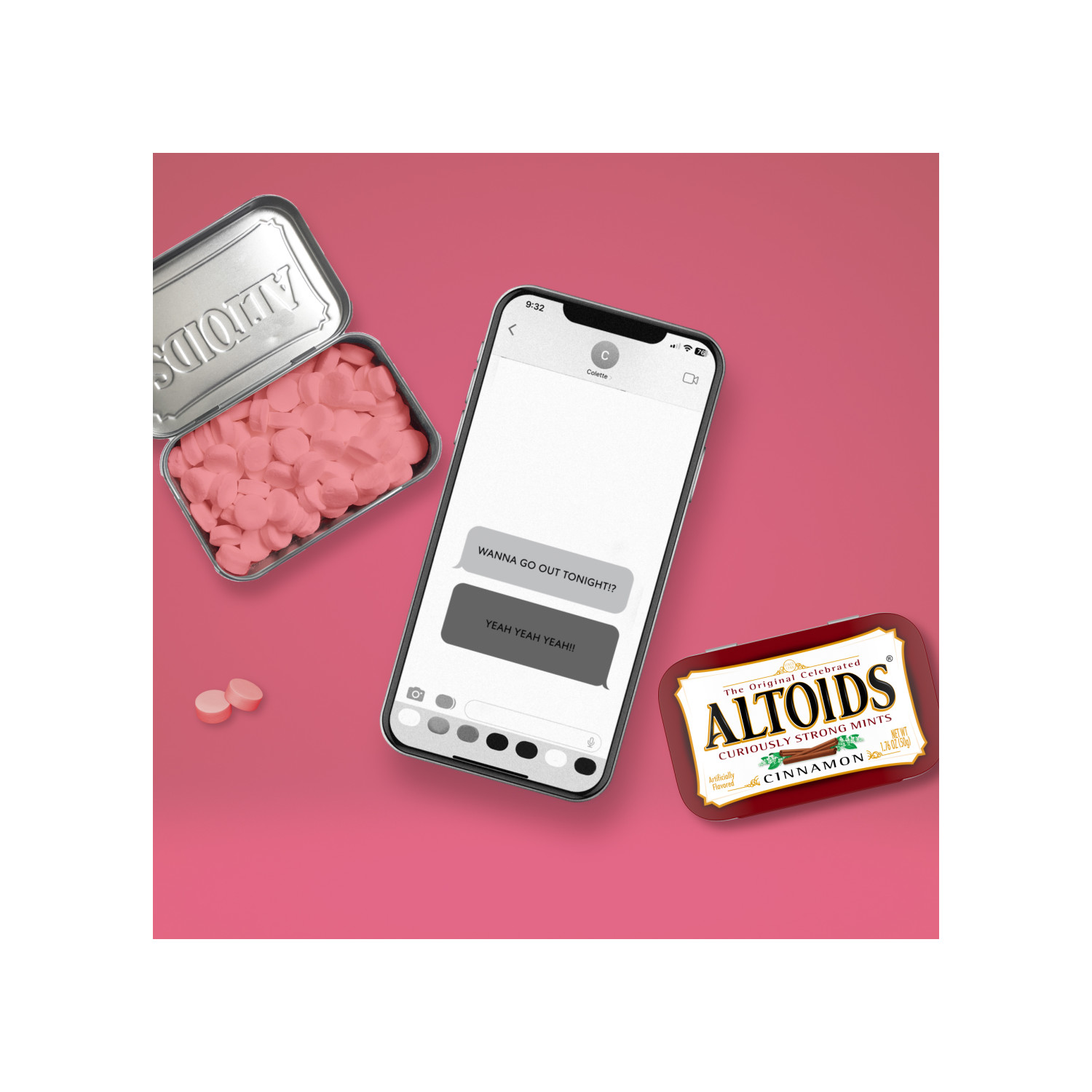 Altoids Cinnamon Breath Mints - 1.76 oz Tin thumbnail 4