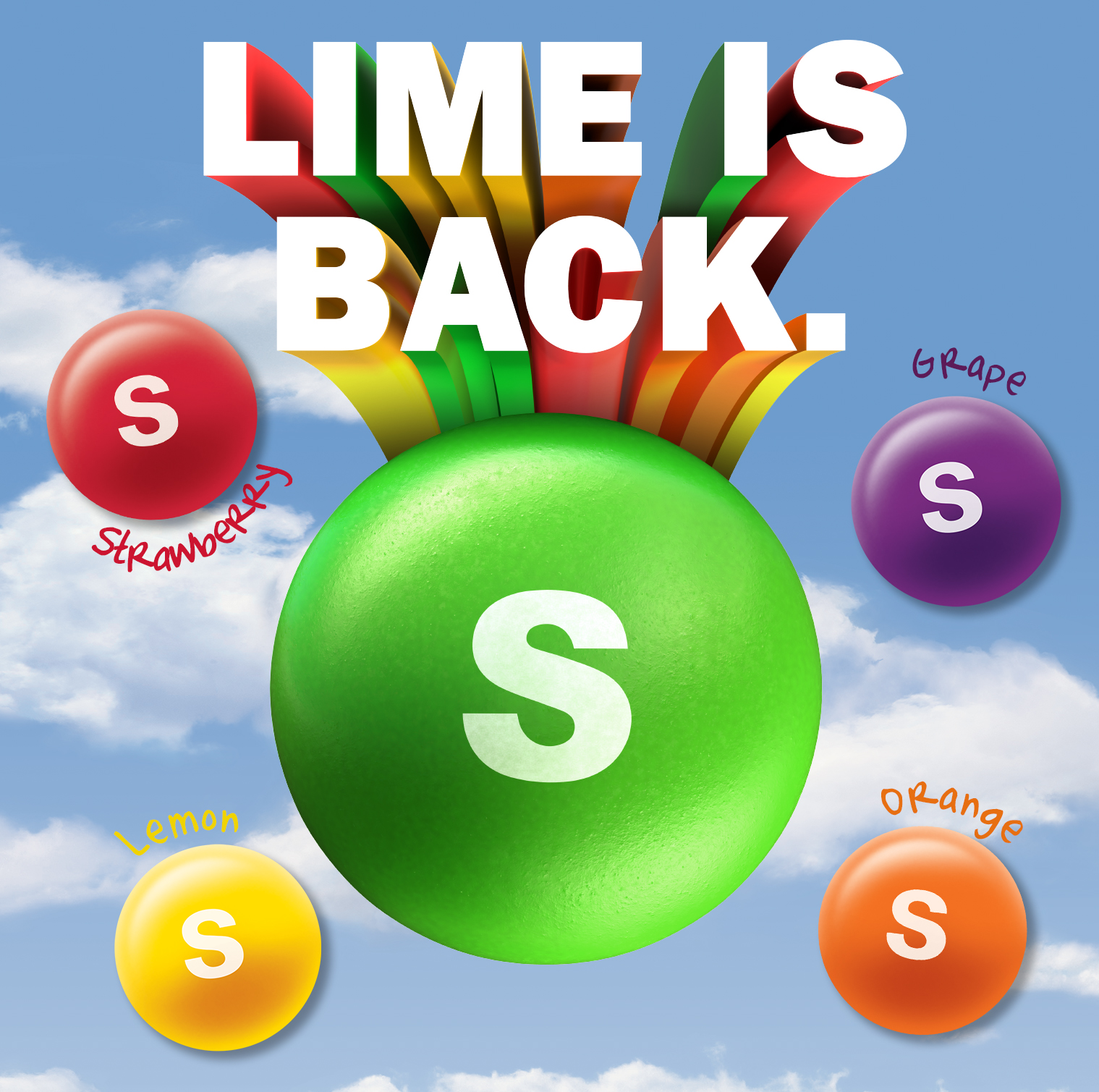 Skittles Original Chewy Summer Candy Sharing Size - 15.6 oz thumbnail 3