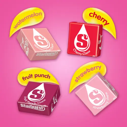 Starburst Favereds Fruit Chews Chewy Candy, Sharing Size - 15.6 oz Bag thumbnail 2