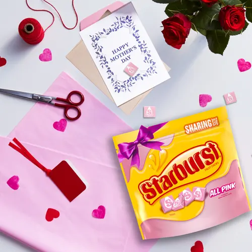 Starburst All Pink Fruit Chews Chewy Candy, Sharing Size - 15.6 oz Bag thumbnail 4