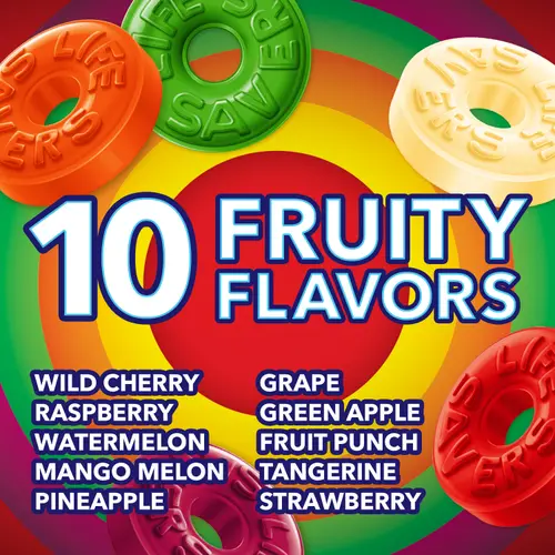 Life Savers Hard Candy Fruit Variety Candy Bag, Sharing Size, 14.5 oz, 108 Ct thumbnail 2