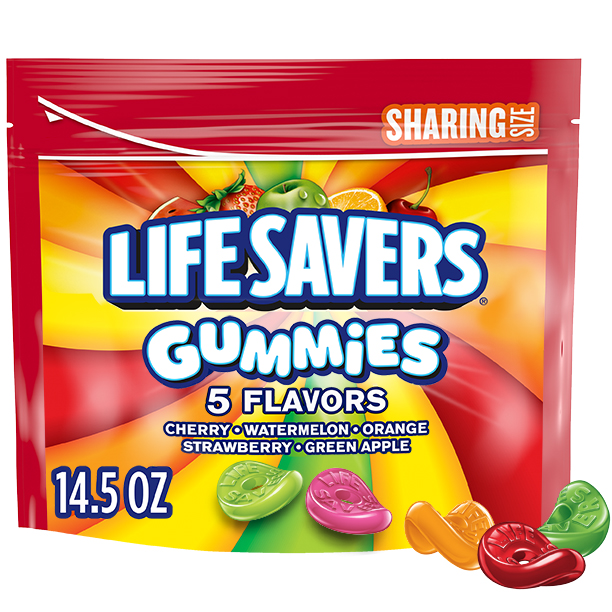 Life Savers 5 Flavors Summer Gummy Candy, Sharing Size - 14.5 oz Bag