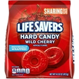 Life Savers Wild Cherry Hard Candy Individually Wrapped, Sharing Size, 14.5 oz Bag