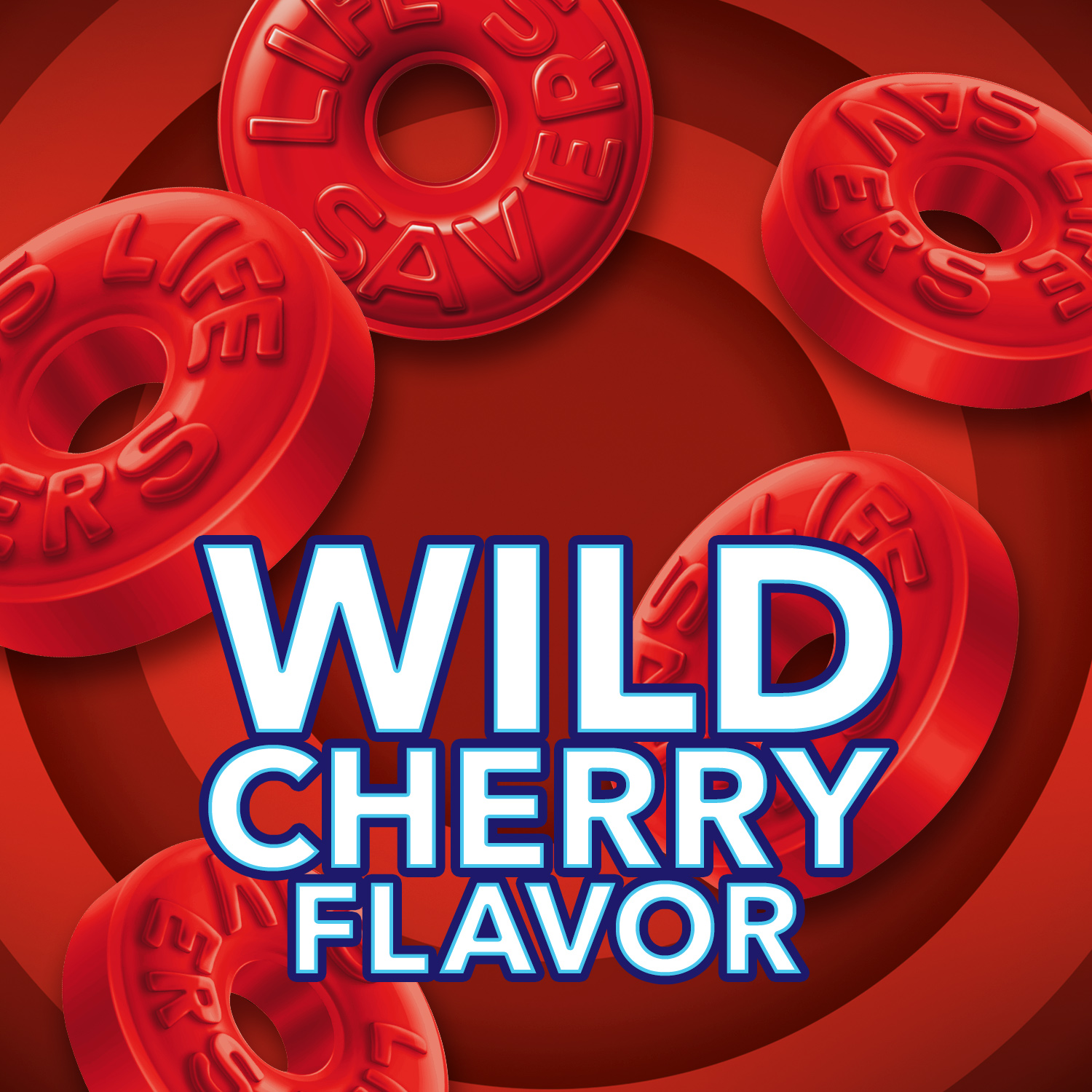 Life Savers Wild Cherry Hard Candy Individually Wrapped, Sharing Size, 14.5 oz Bag thumbnail 2