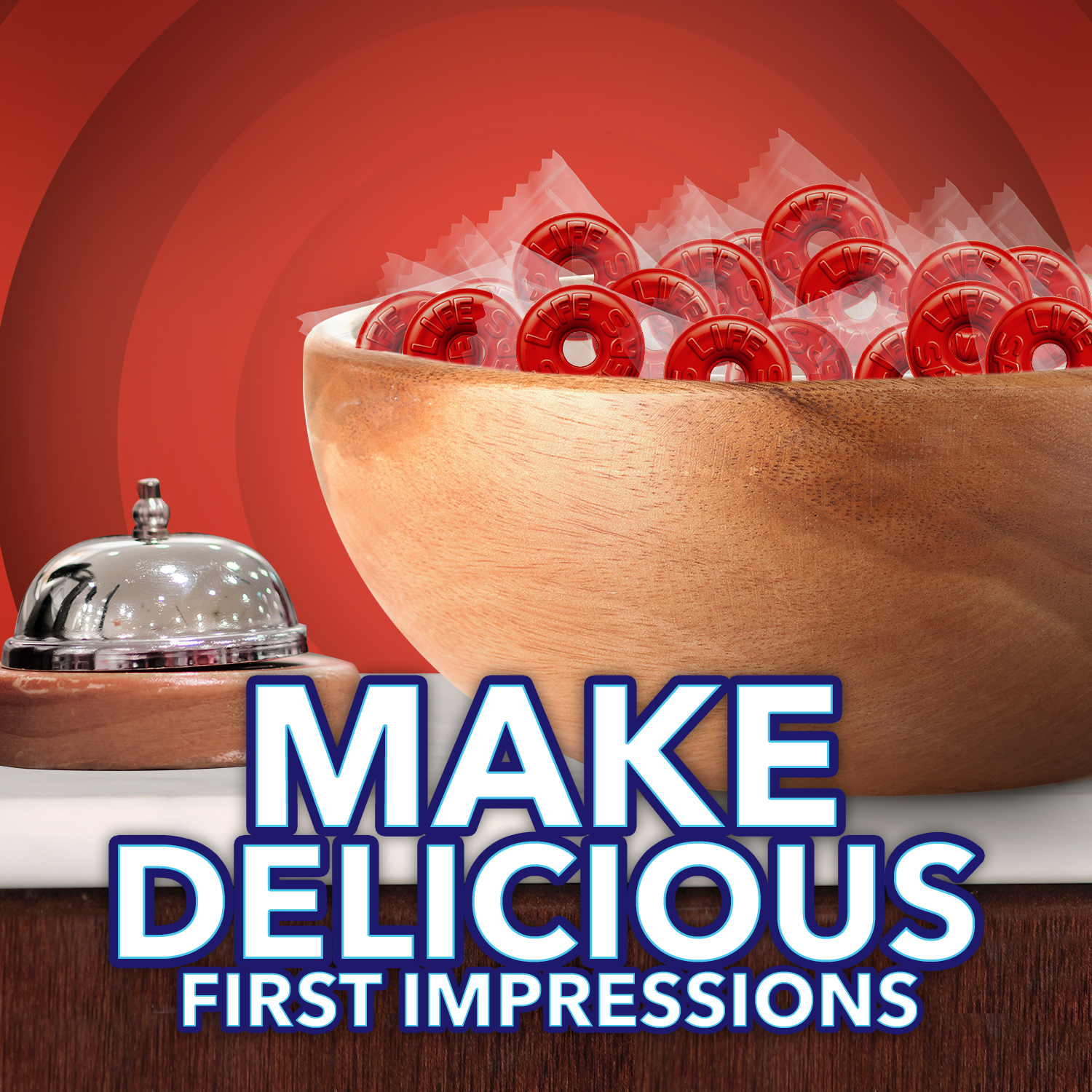 Life Savers Wild Cherry Hard Candy Individually Wrapped, Sharing Size, 14.5 oz Bag thumbnail 3