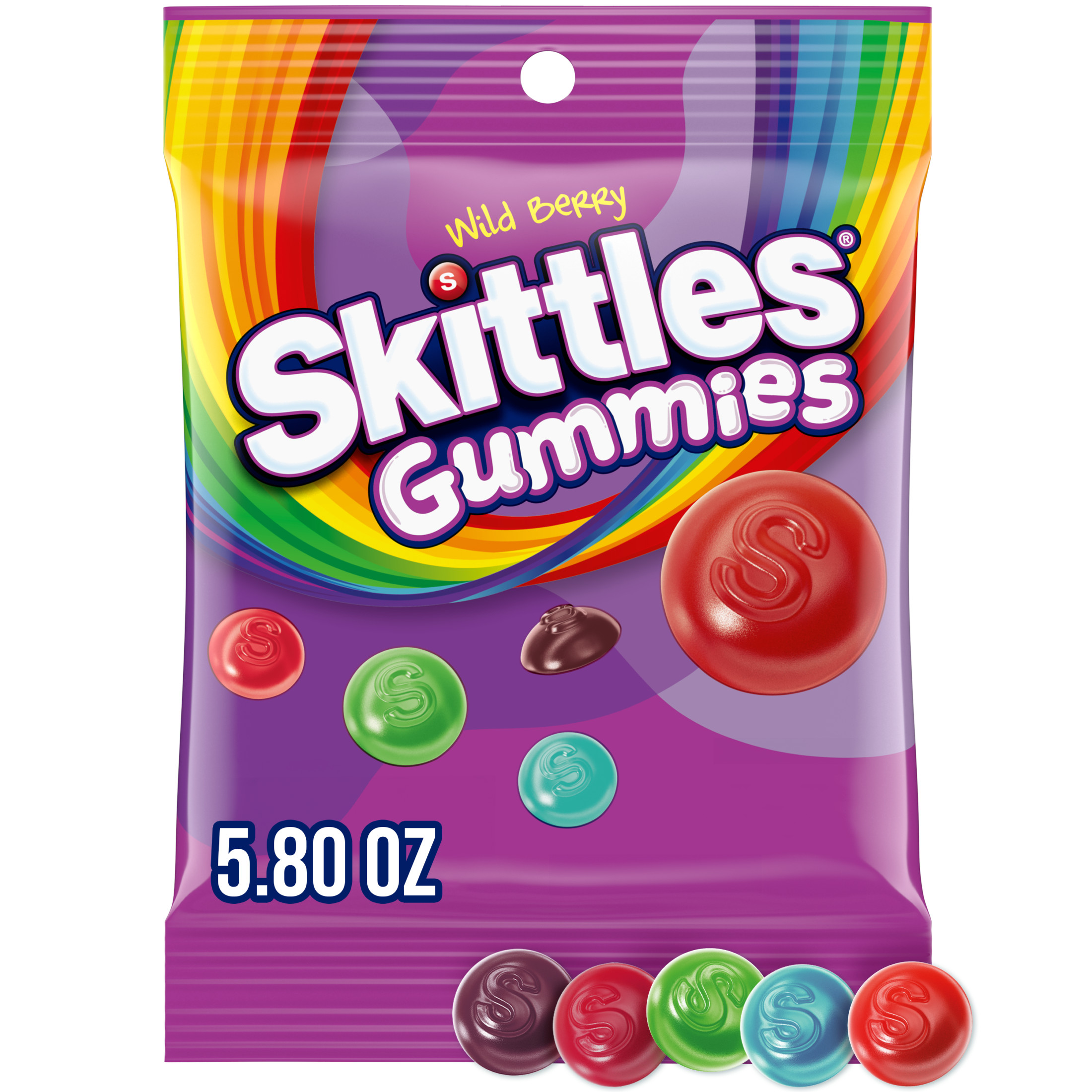 Skittles Wild Berry Gummy Candy - 5.8 oz Bag