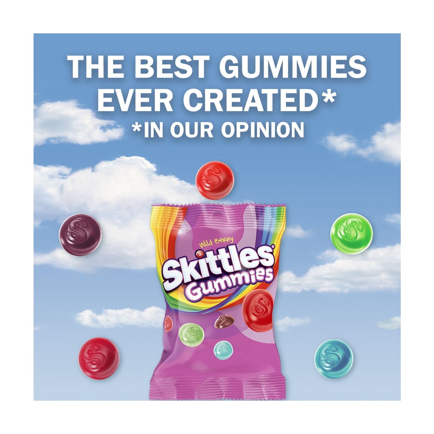 Skittles Wild Berry Gummy Candy - 5.8 oz Bag thumbnail 4