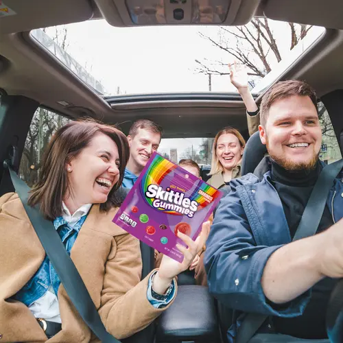 Skittles Gummies Wild Berry Gummy Candy, Sharing Size - 12 oz Resealable Bag thumbnail 4