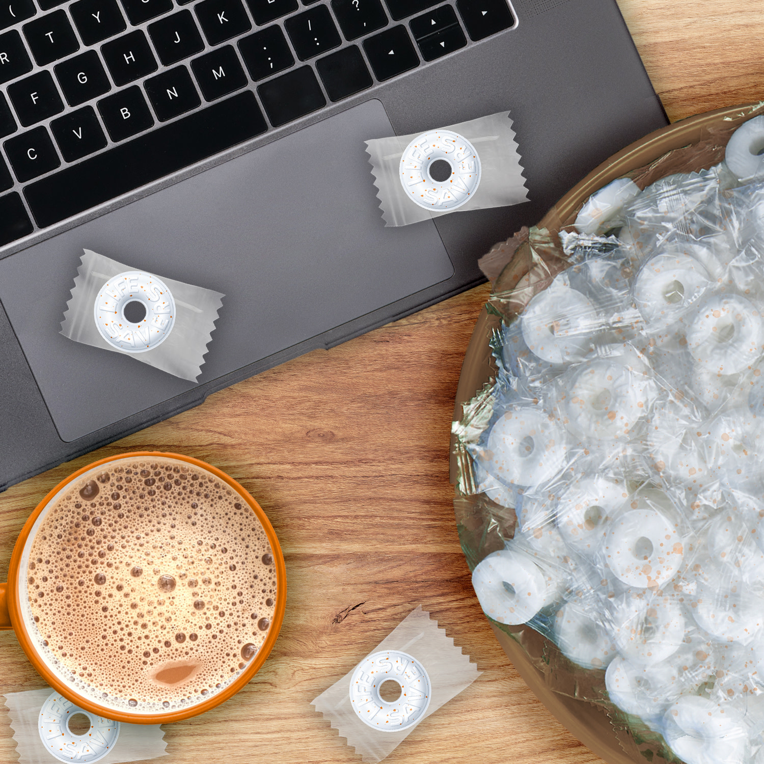 Life Savers Orange Breath Mint Hard Candy, Sharing Size - 13 oz Bag thumbnail 4