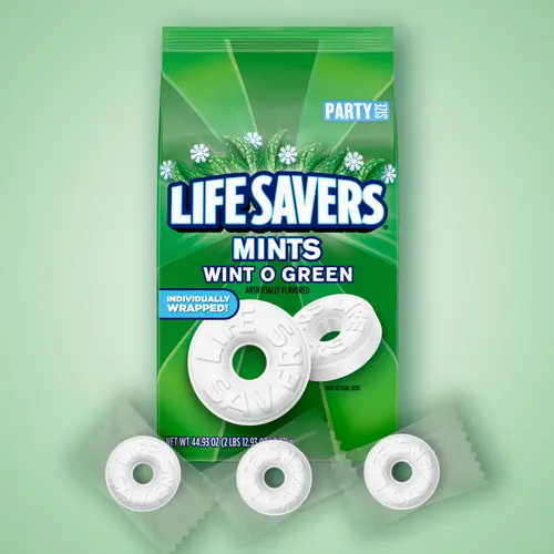 Life Savers Wint-O-Green Breath Mint Hard Candy, Party Size - 44.93 oz thumbnail 2