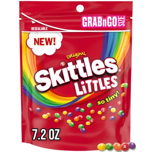 Skittles Littles Original Chewy Summer Candy, Grab N Go - 7.2 oz Bag
