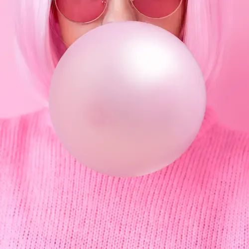 Hubba Bubba Minis Skittles Flavored Bubble Gum - 40 Ct Resealable Bottle thumbnail 4