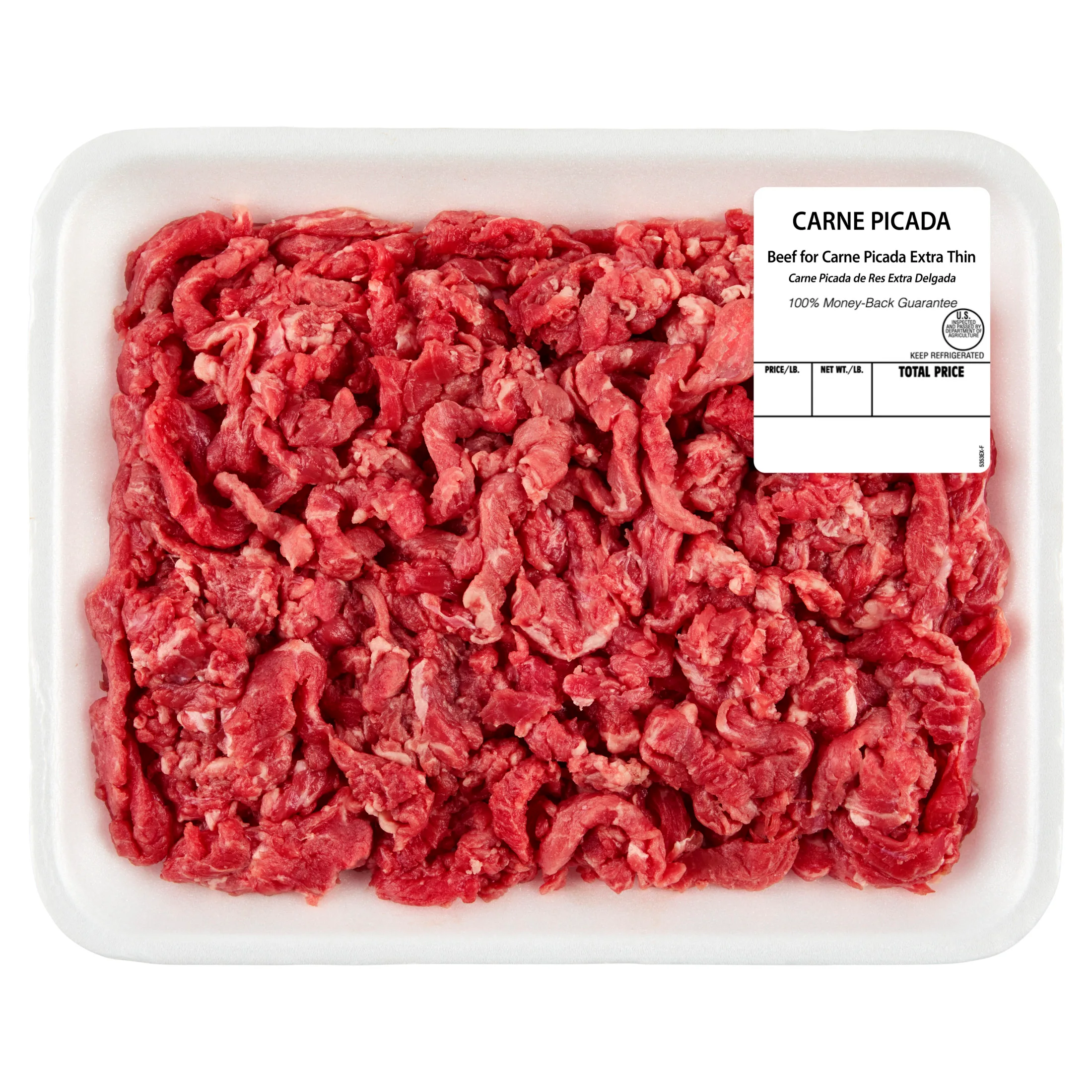 Beef Carne Picada, Tray, Fresh, 1.48 - 2.48 lb