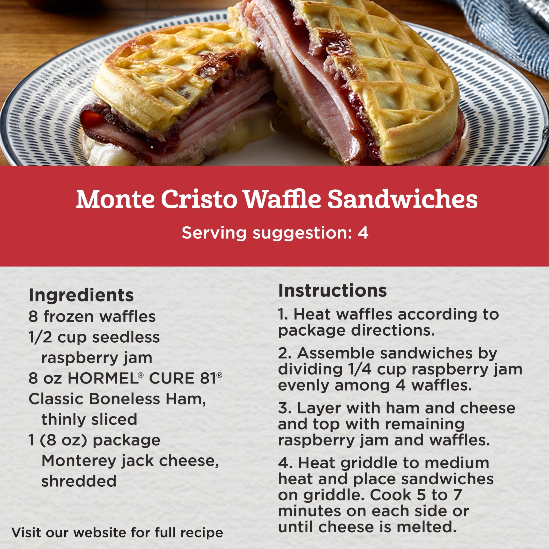 HORMEL CURE 81 Honey Cured Sliced Boneless Quarter Ham, Refrigerated, 1.5-3.0 lb Plastic Vacuum Pack thumbnail 2