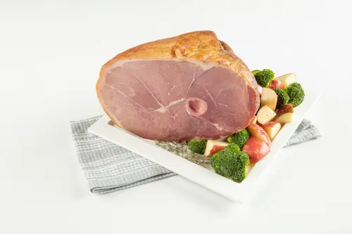 Clifty Farm Whole Country Ham, Salt Cured, Dry Cured, Aged, Bone-in, Pork, Fresh, 16 -18 Pounds thumbnail 3