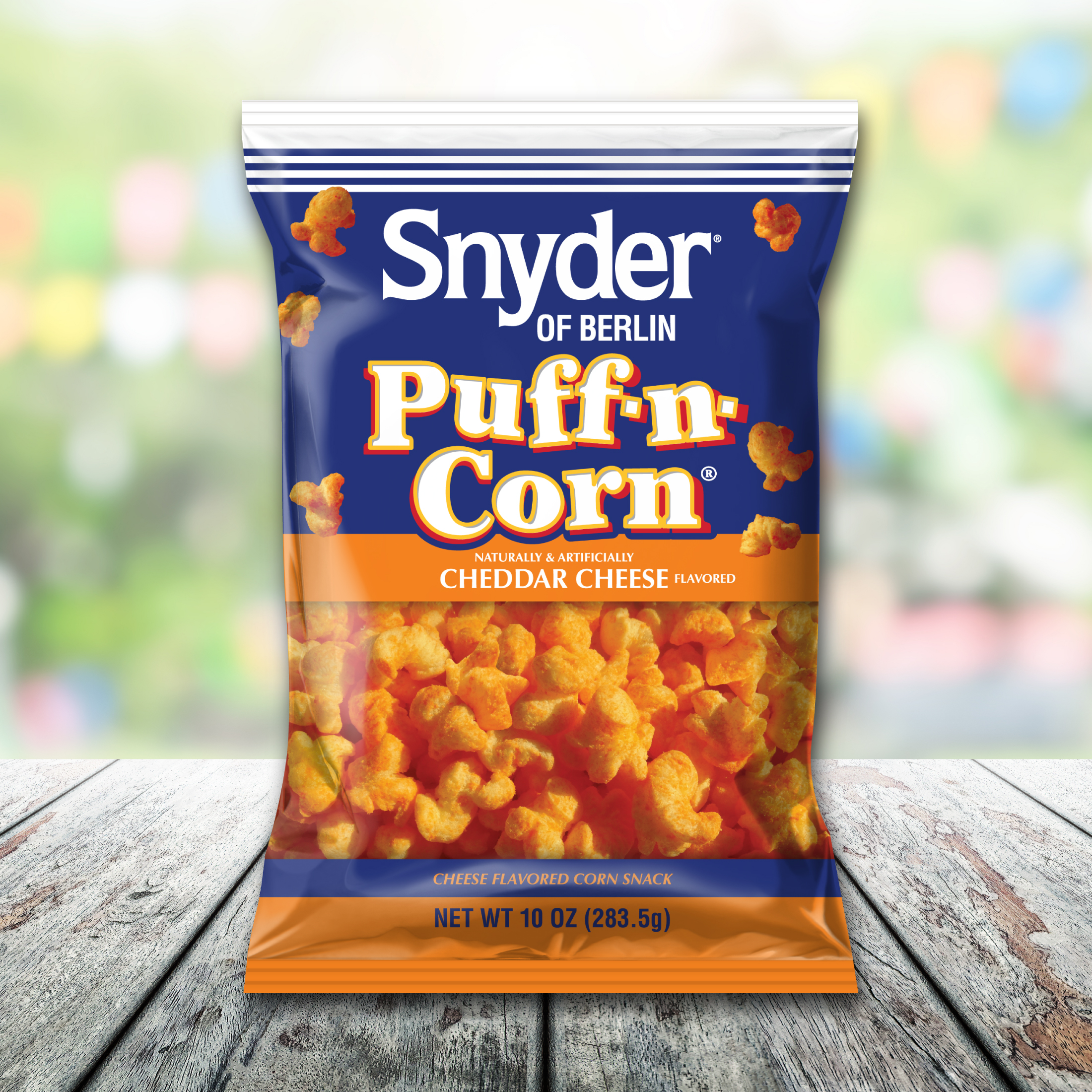 Snyder of Berlin Cheddar Cheese Puff-n-Corn, 10 oz Bag thumbnail 2
