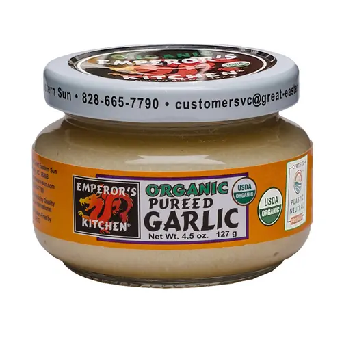 Emperorâ€™s Kitchen Organic Pureed Garlic, 4.5 OZ