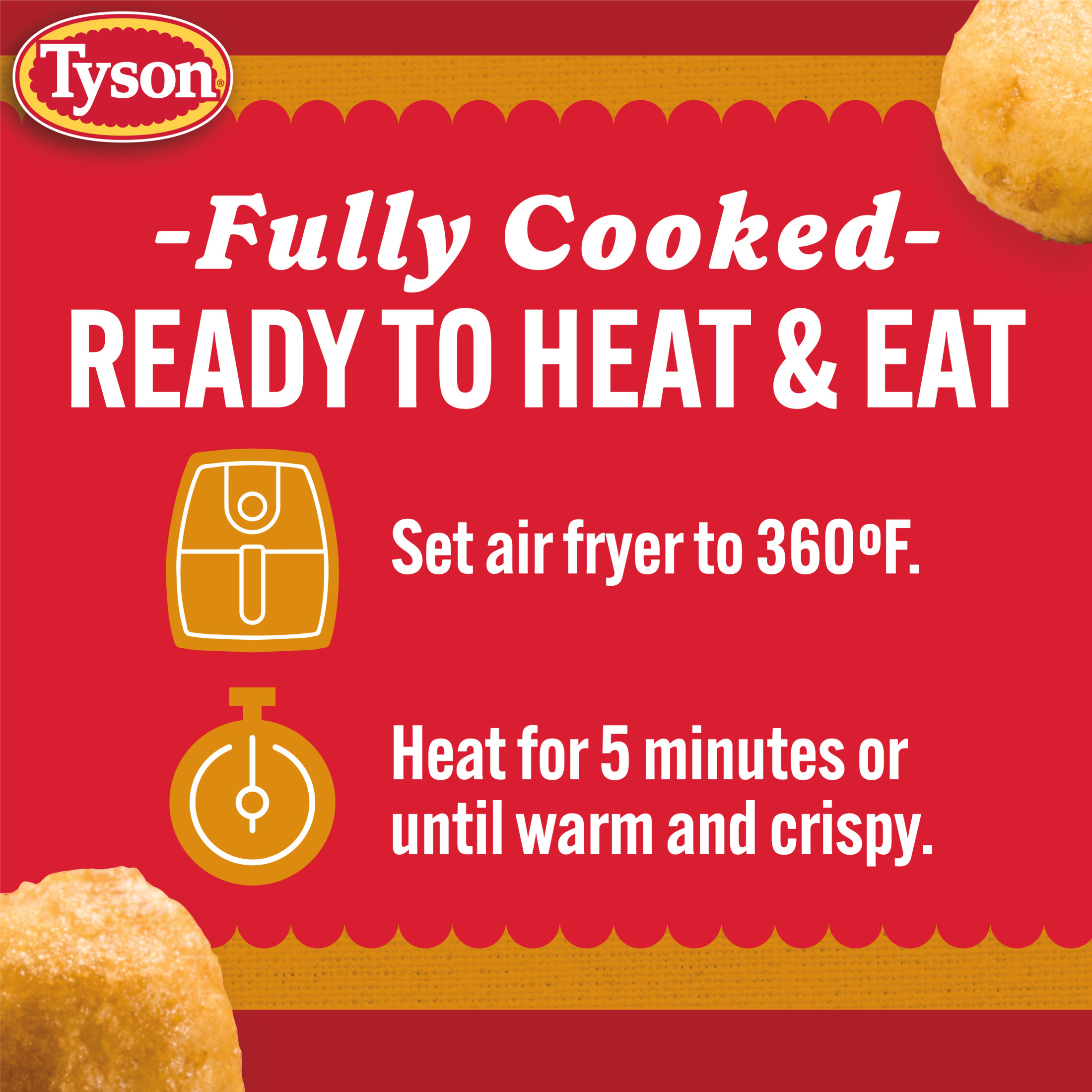 Tyson Honey Battered Breast Tenders, 25.5 oz (Frozen, Fully Cooked) thumbnail 2