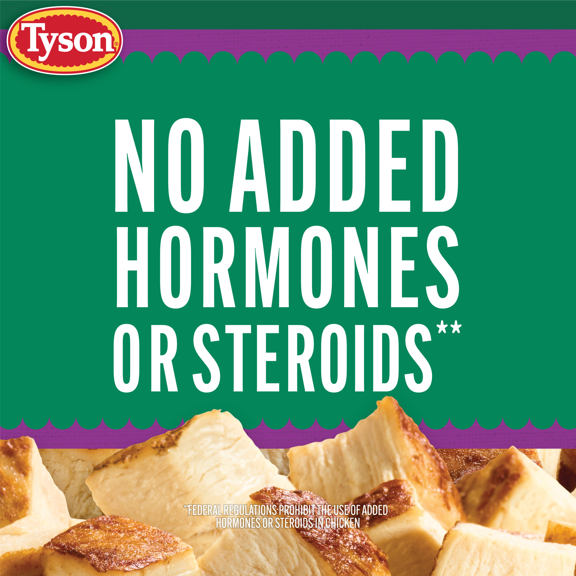 Tyson Oven Roasted Diced Chicken Breast, 22 oz (Frozen, Fully Cooked) thumbnail 4