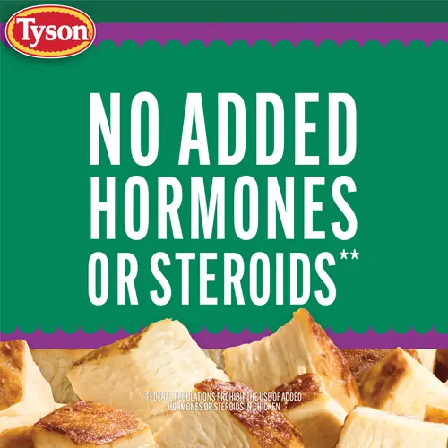 Tyson Oven Roasted Diced Chicken Breast, 22 oz (Frozen, Fully Cooked) thumbnail 4