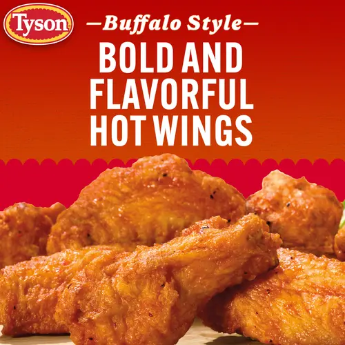 Tyson Any'tizers Buffalo Style Hot Wings, 22 oz (Frozen, Fully Cooked) thumbnail 2