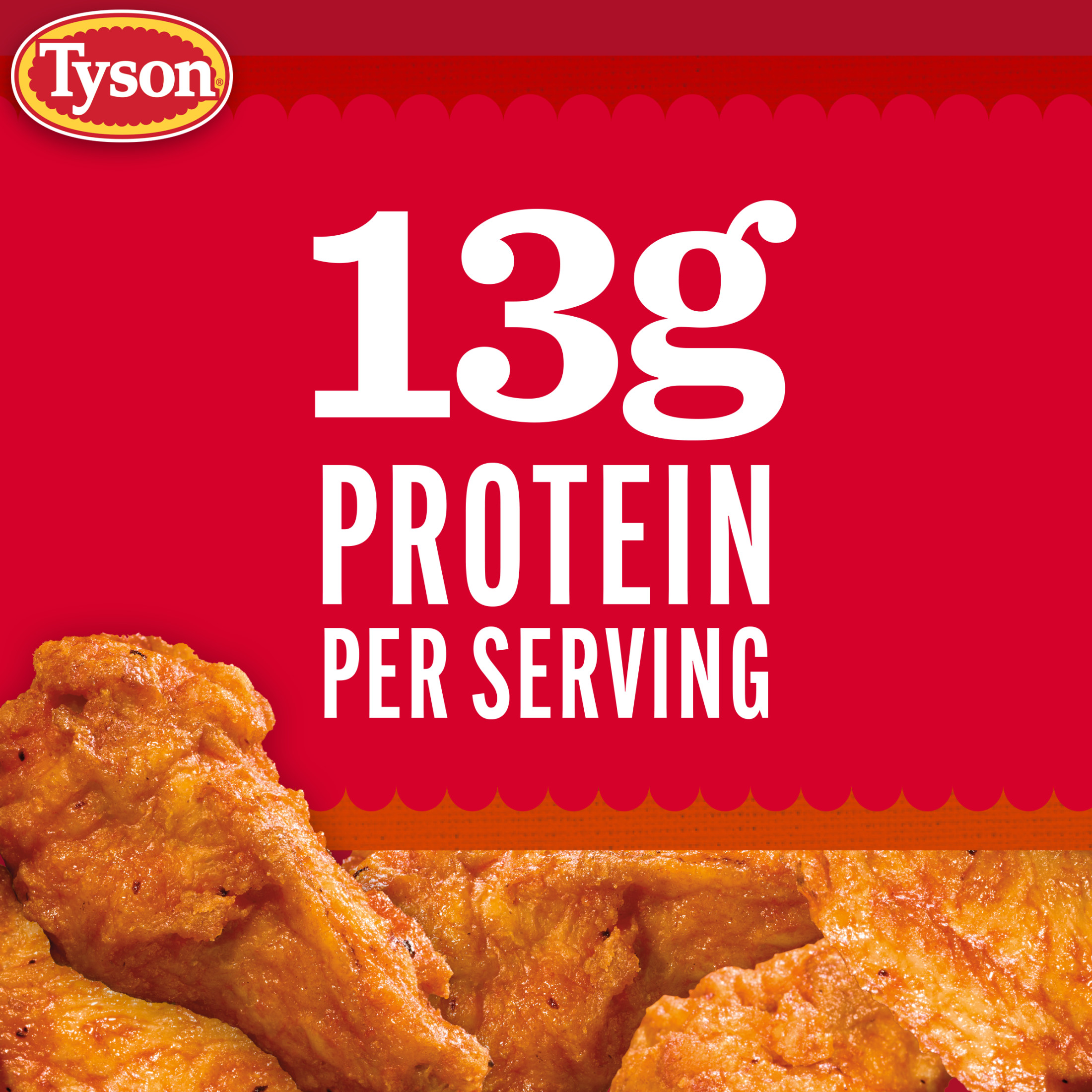 Tyson Any'tizers Buffalo Style Hot Wings, 22 oz (Frozen, Fully Cooked) thumbnail 3