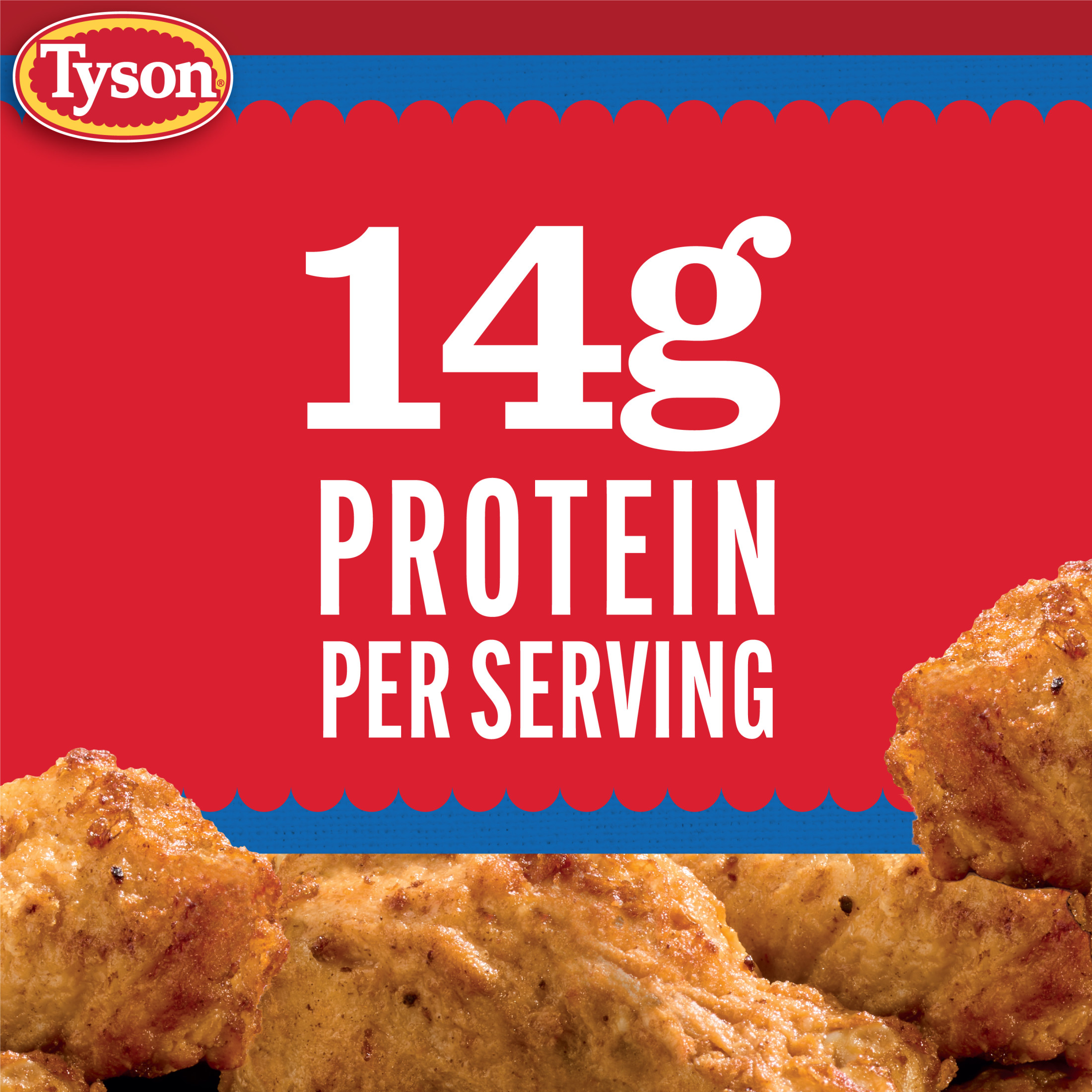 Tyson Rotisserie Seasoned Crispy Wings, 16 oz (Frozen, Fully Cooked) thumbnail 2