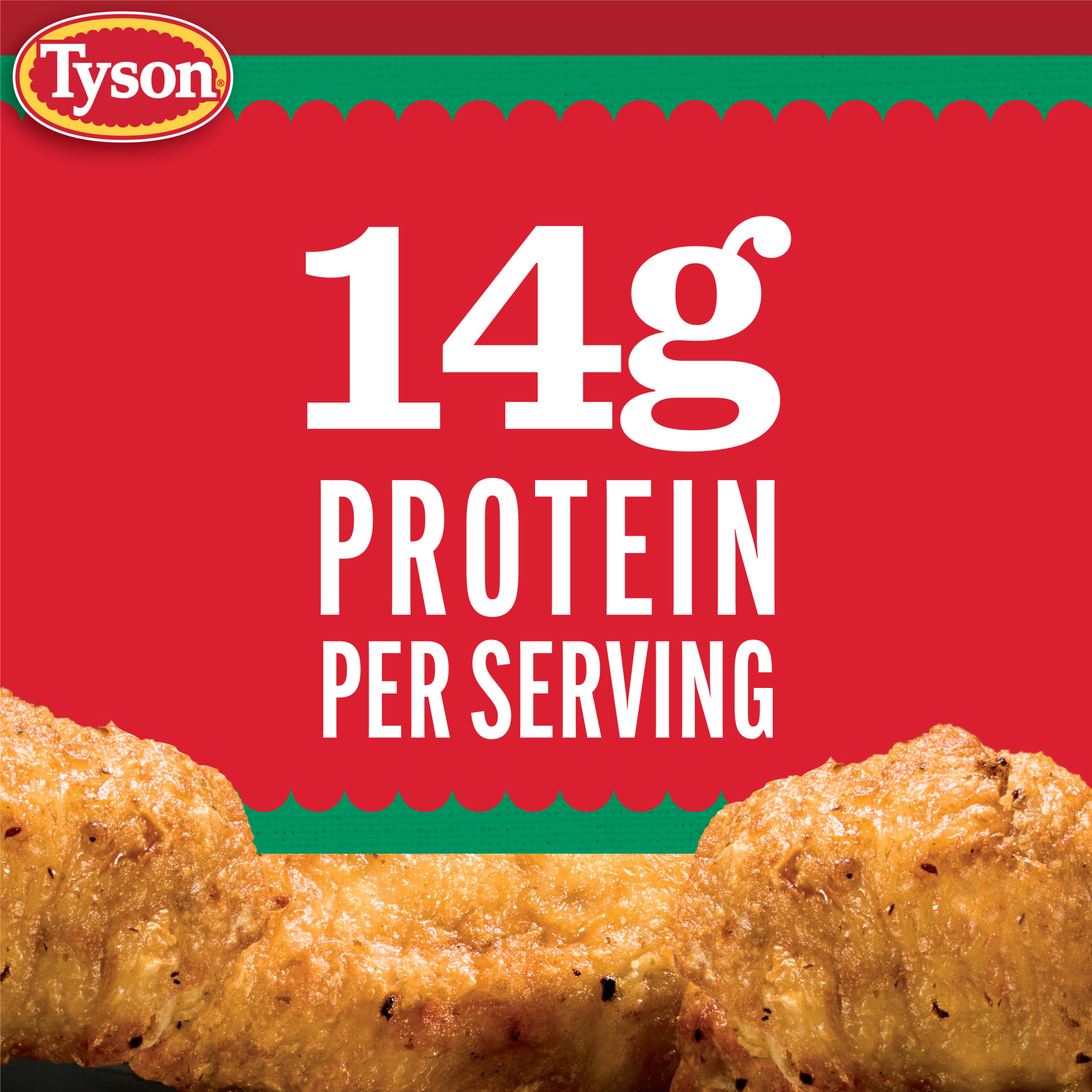 Tyson Garlic Parmesan Crispy Wings, 16 oz (Frozen, Fully Cooked) thumbnail 2