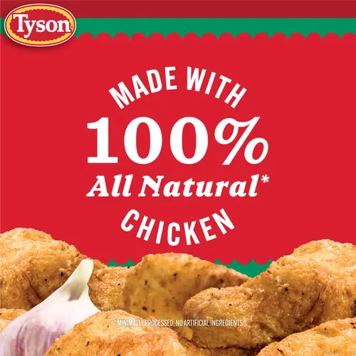 Tyson Garlic Parmesan Crispy Wings, 16 oz (Frozen, Fully Cooked) thumbnail 4