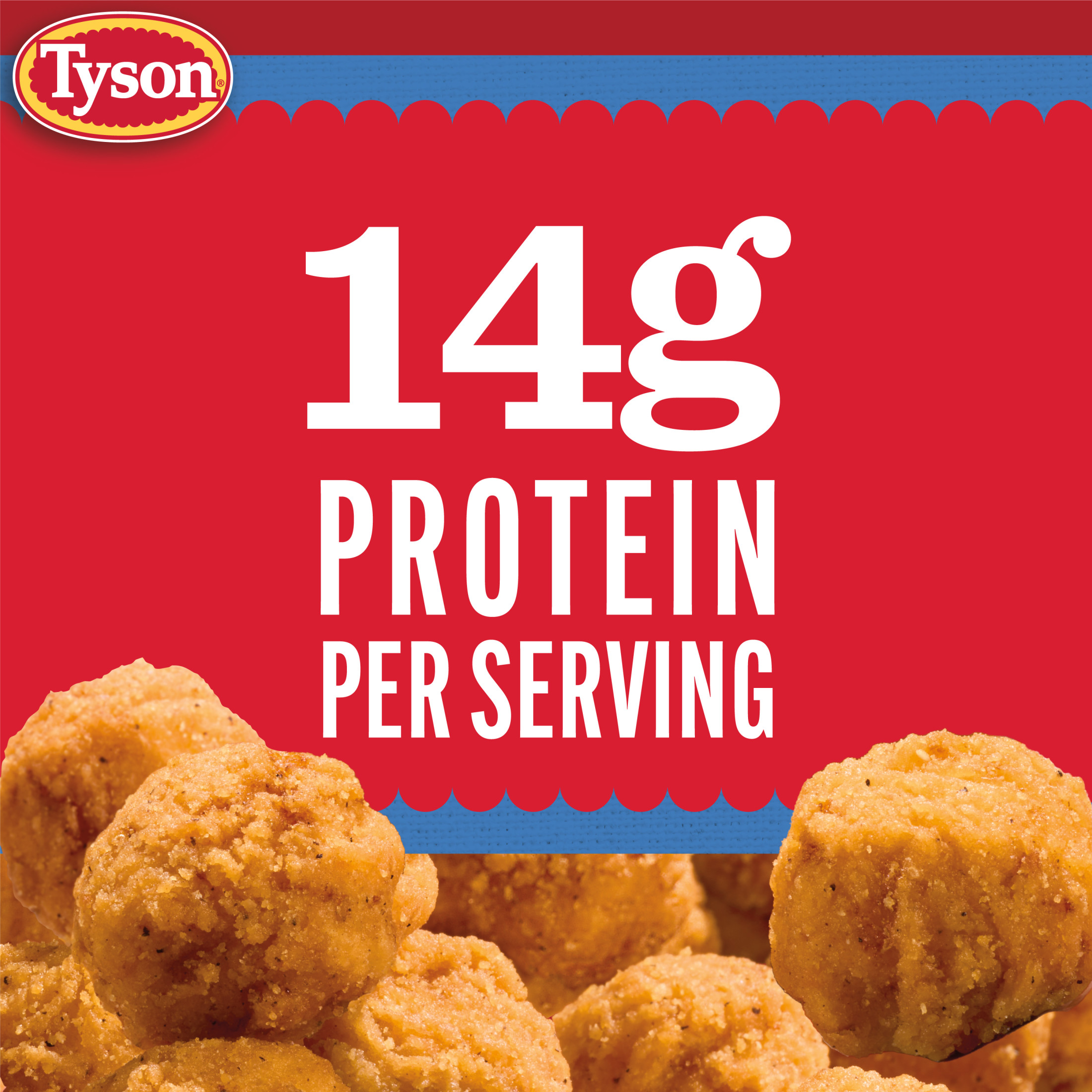 Tyson Popcorn Chicken, 25 oz (Frozen, Fully Cooked) thumbnail 3