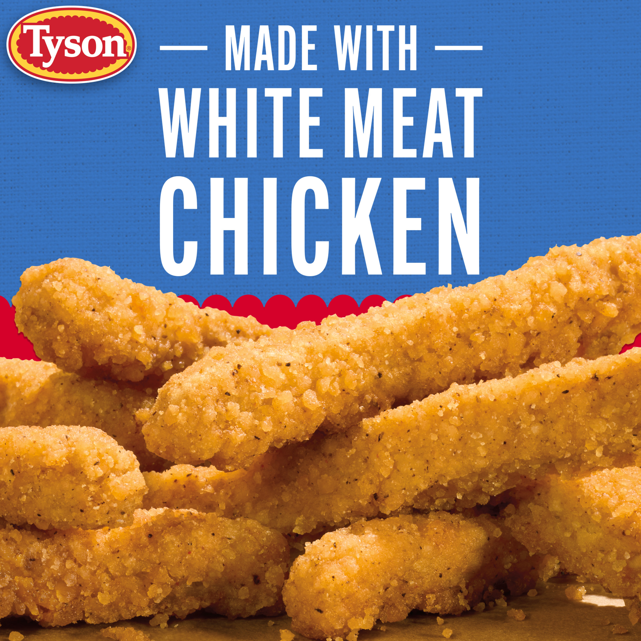 Tyson Any'tizers White Meat Crispy Chicken Fries, 26.5 oz (Frozen, Fully Cooked) thumbnail 2