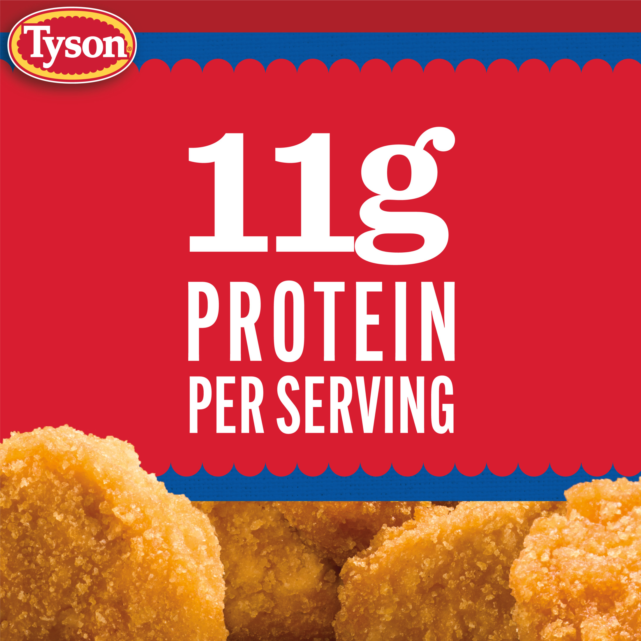 Tyson White Meat Chicken Nuggets, 29 oz (Frozen, Fully Cooked) thumbnail 3