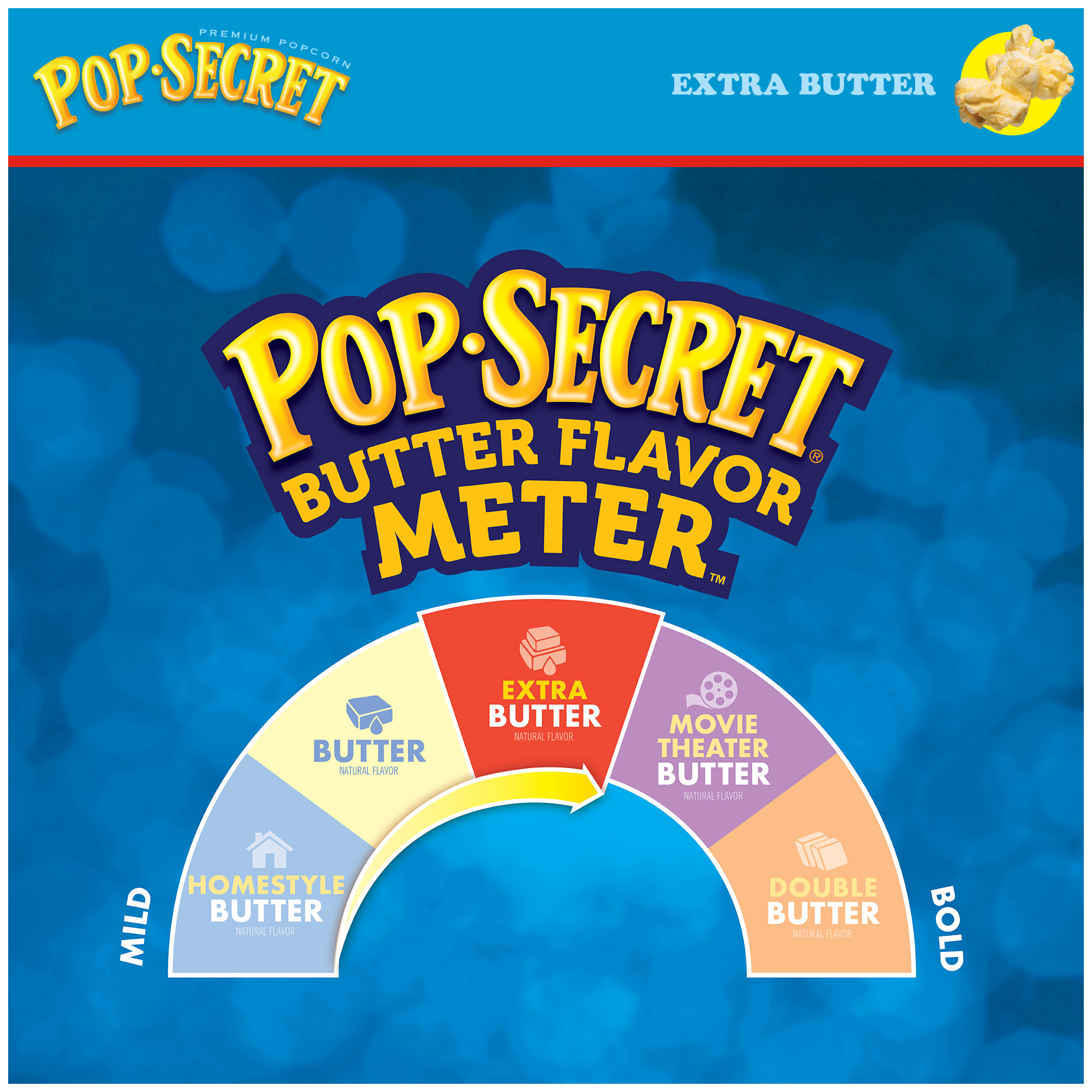 Pop Secret Microwave Popcorn, Extra Butter Flavor, 3.2 oz Sharing Bags, 6 Ct thumbnail 3