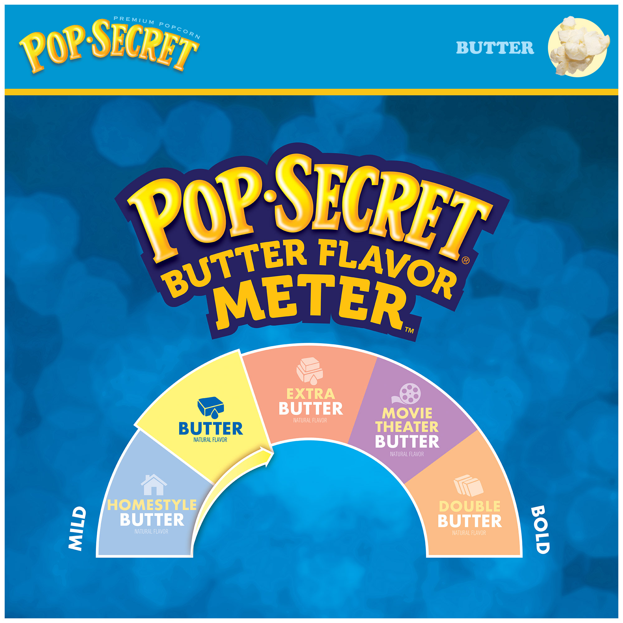 Pop Secret Microwave Popcorn, Butter Flavor, 3.2 oz Sharing Bags, 12 Ct thumbnail 3