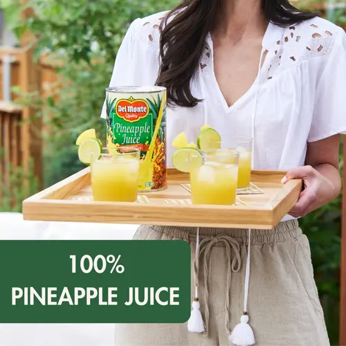 Del Monte Pineapple Juice, 100% Juice, 46 fl oz Can thumbnail 3