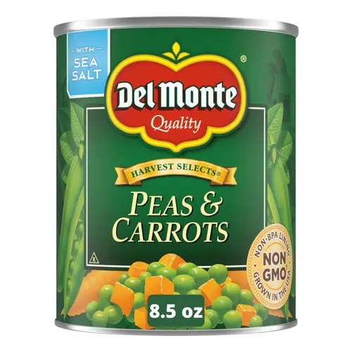 Del Monte Peas & Carrots, Canned Vegetables, 8.5 oz Can