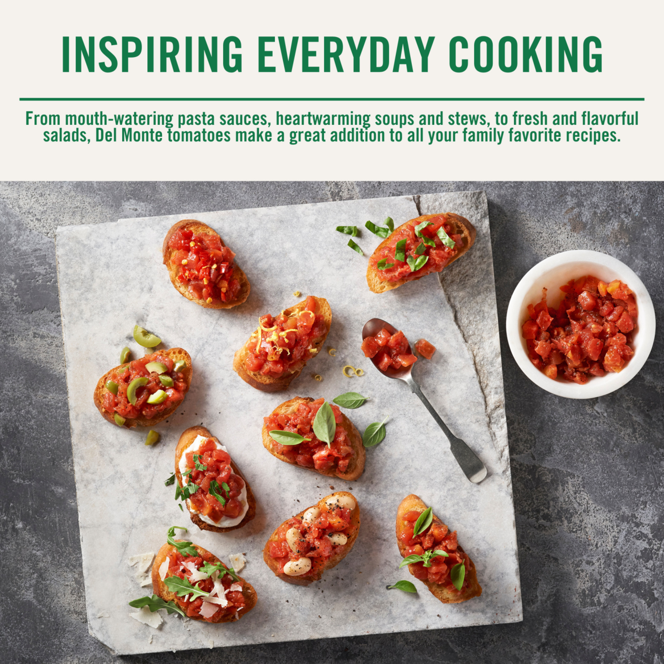 Del Monte Diced Tomatoes with the Flavors of Basil, Garlic & Oregano, 14.5 oz Can thumbnail 4