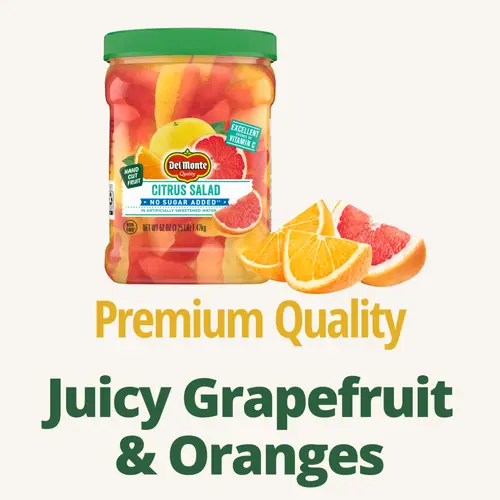 Del Monte No Sugar Added Citrus Salad, 52 oz Jar thumbnail 2