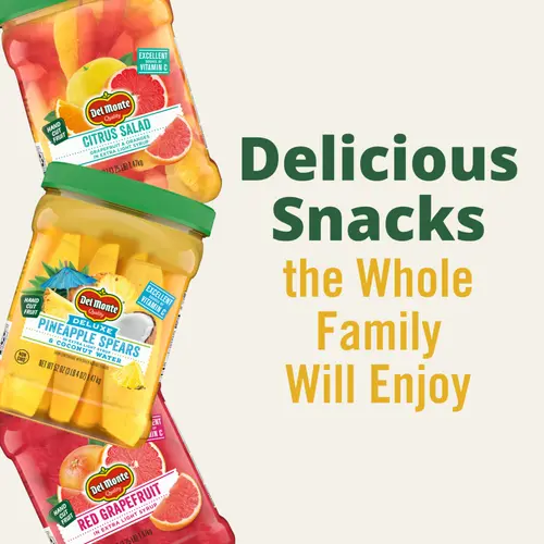 Del Monte Red Grapefruit in Extra Light Syrup, 52 oz Jar thumbnail 4