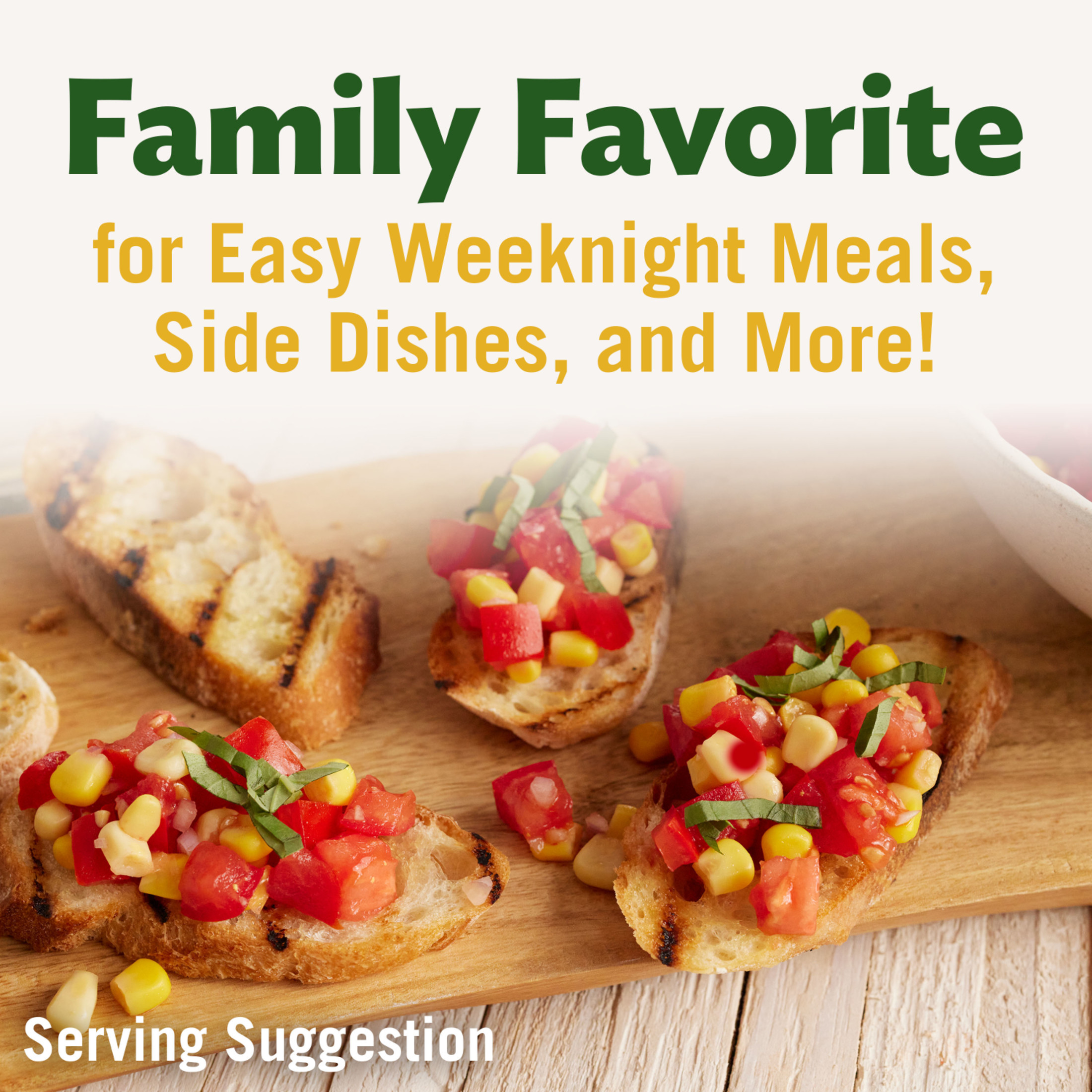 Del Monte Southwest Whole Kernel Corn with Peppers, Canned Vegetables, 15.25 oz Can thumbnail 4