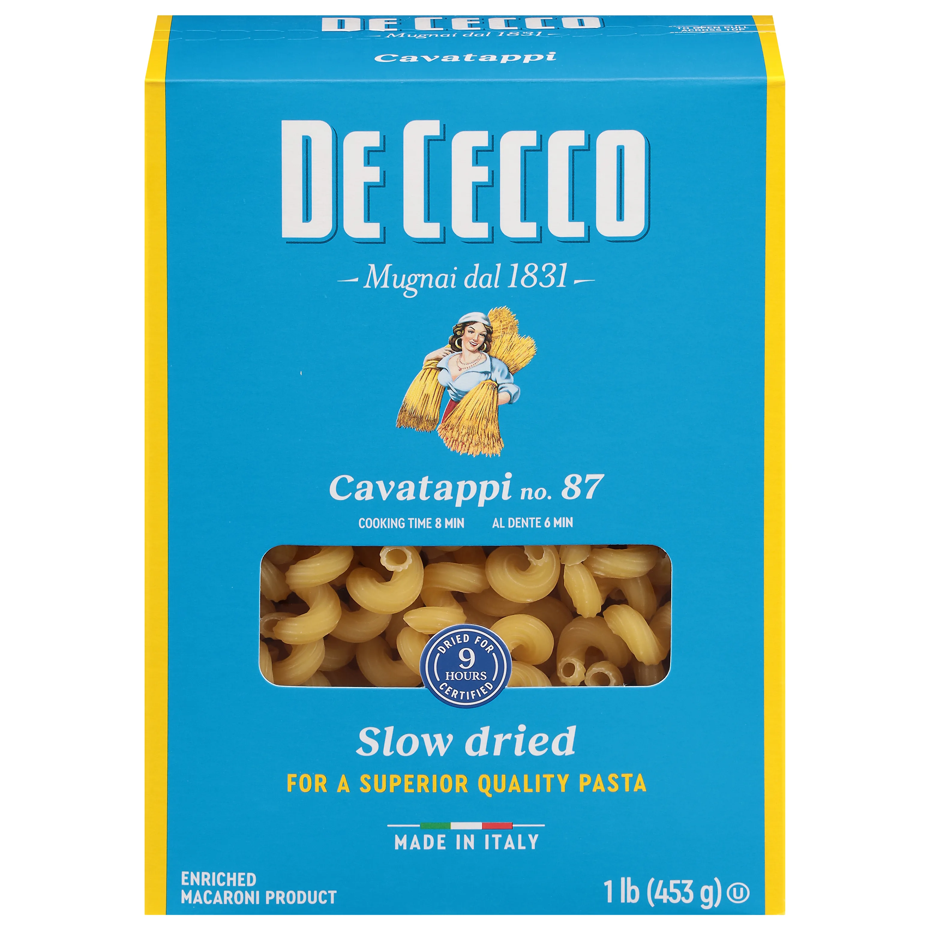 De Cecco Cavatappi No. 87 Pasta, 16 oz
