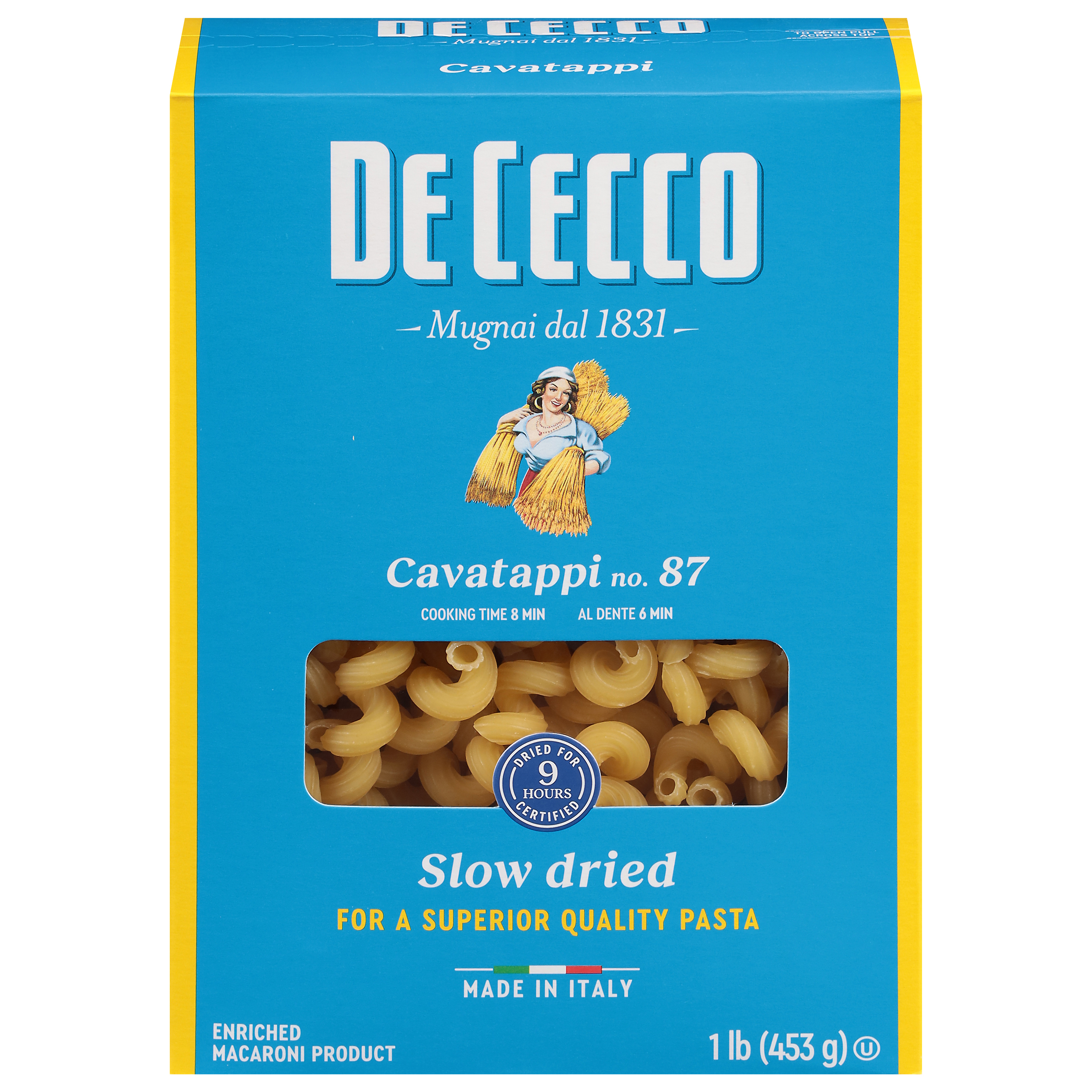 De Cecco Cavatappi No. 87 Pasta, 16 oz thumbnail 2