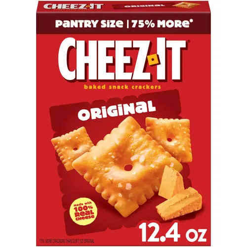Cheez-It Original Cheese Crackers, Baked Snack Crackers, 12.4 oz thumbnail 2