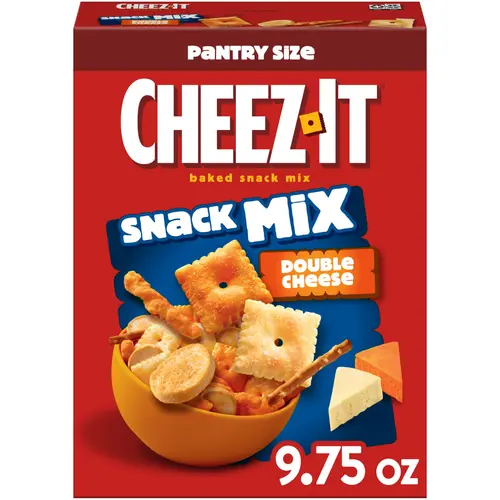 (8 pack) Cheez-It Double Cheese Snack Mix, Lunch Snacks, 9.75 oz thumbnail 3