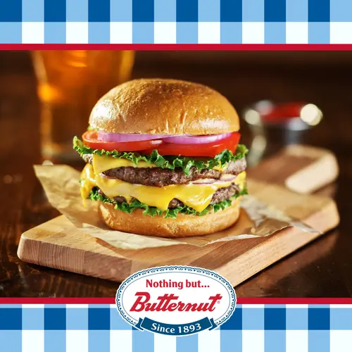 Butternut White Restaurant Style Burger Buns, 21 oz, 12 Count thumbnail 3