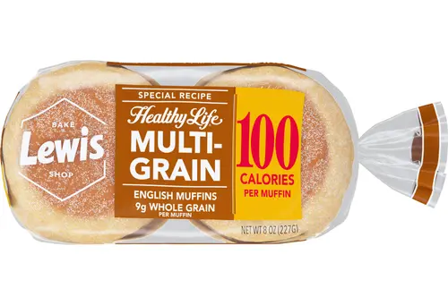 Lewis Bake Shop Healthy Life Multi-Grain English Muffins, 8 oz, 4 Count